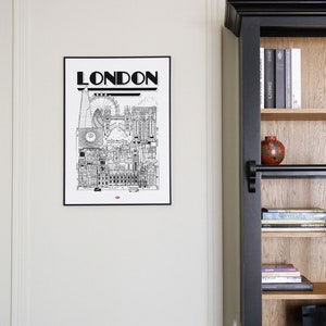 London poster by Docteur Paper Format 50x70cm