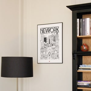 New York poster by Docteur Paper Format 50x70cm