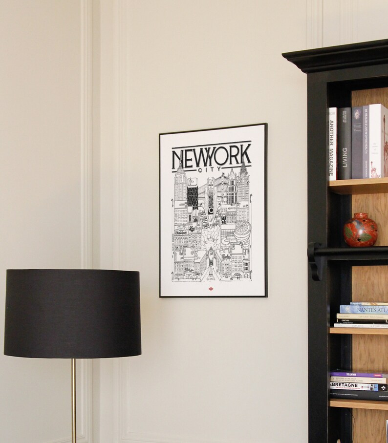 New York poster by Docteur Paper Format 50x70cm