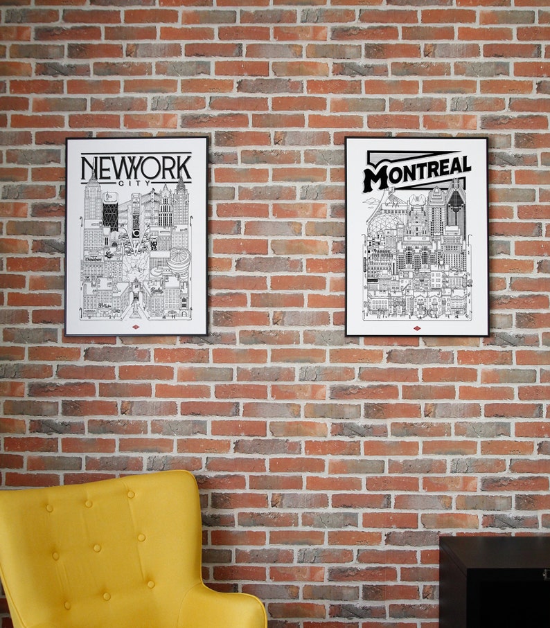 New York poster by Docteur Paper Format 32x45cm