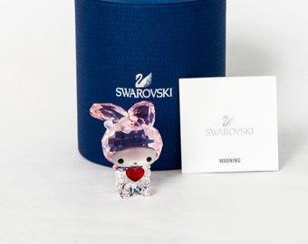 Swarovski Crystal Figurine Hello Kitty My Melody Retired 5004742