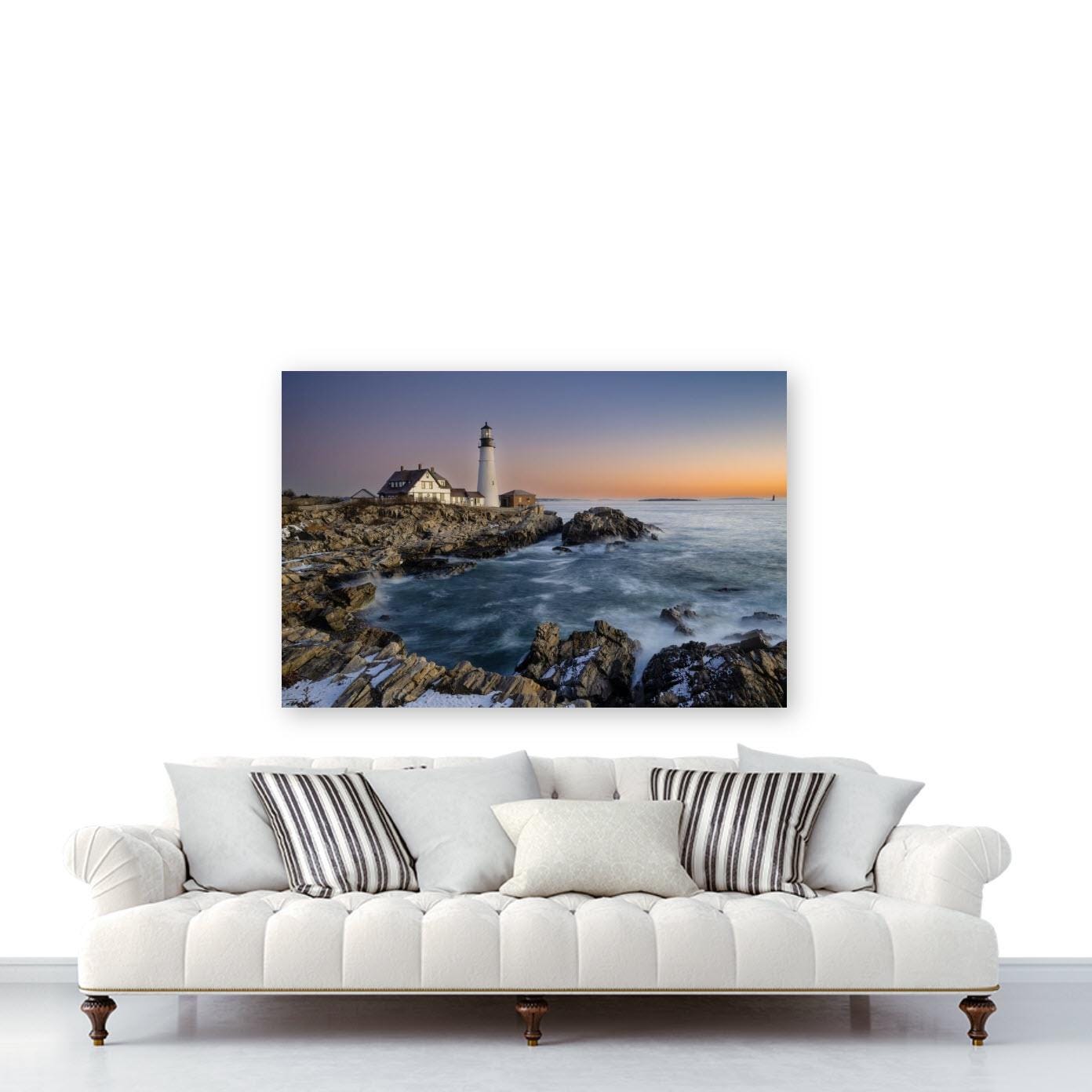 Portland Head Light Fine Art Print, Maine Coastal Lighthouse ...