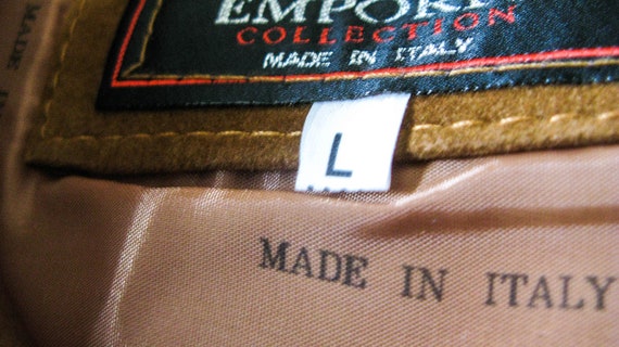 Ladies Leather Jacket - Large - Emporio Armani It… - image 5