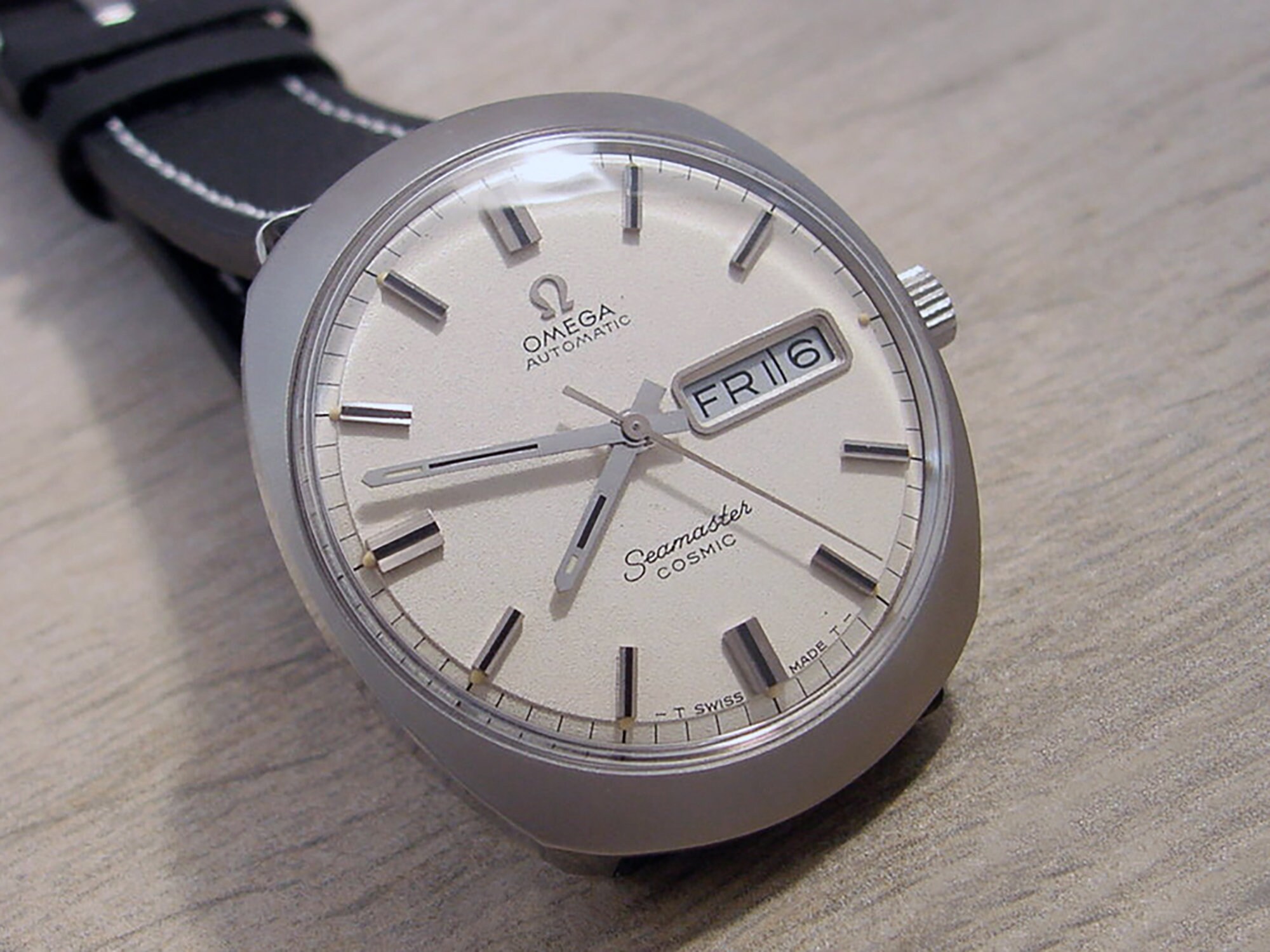 Omega Watch Seamaster Cosmic Swiss Made Men's Day/date | Etsy Ireland