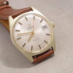 Omega Watch, Automatic Genève, Swiss Made, Men&#39;s Vintage, #E168