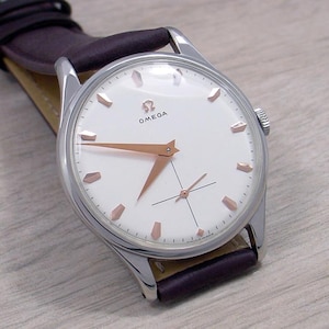 Omega Watch, Large Vintage, Swiss Made, Men&#39;s Manual, #J009