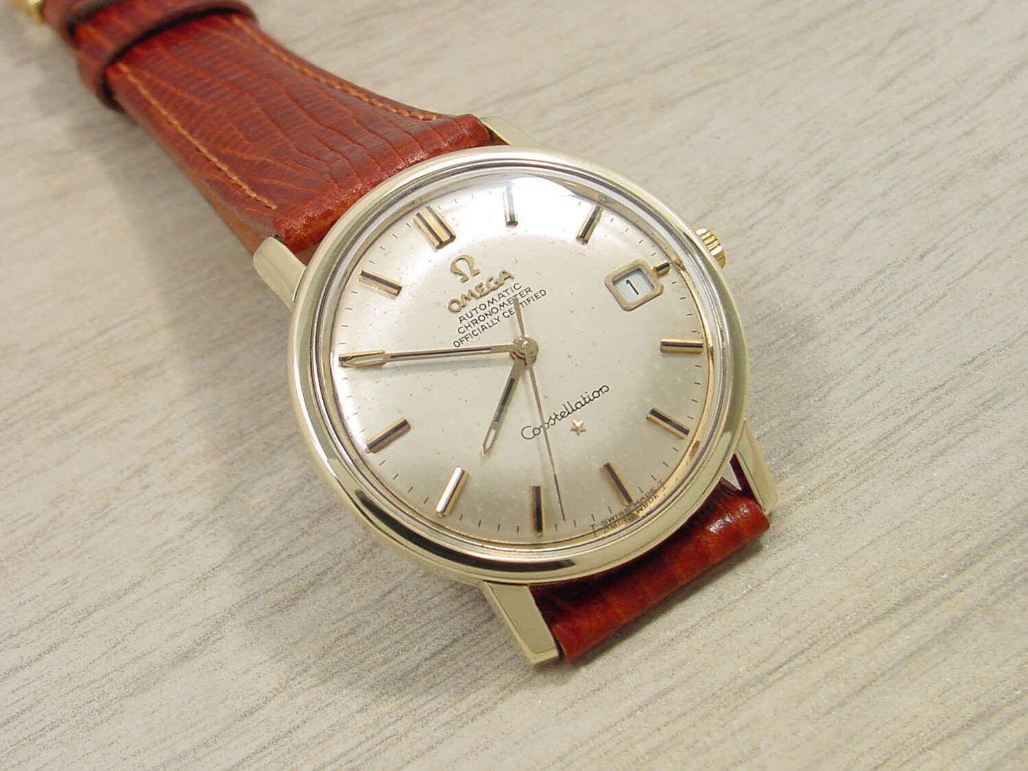 omega constellation chronometer vintage