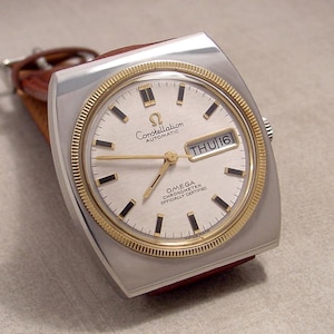 Omega Watch, Constellation Chronometer, Swiss Made, Men&#39;s Vintage, #J030