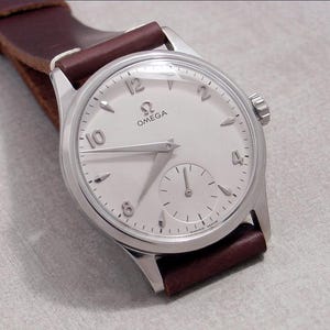 Omega Watch, Vintage Sub Seconds, Swiss Made, Men&#39;s Manual, #J029