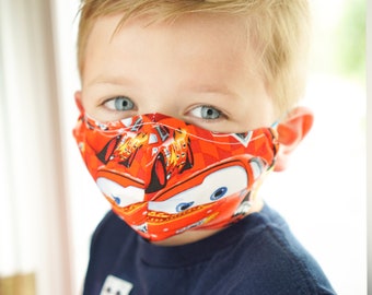 Lightning Mcqueen Face Mask for Children