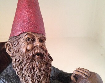 Tom Clark "Senior" Sculpture Gnome 1990 Carin Studio Signed and Retired