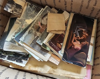 Huge Vintage Antique Paper Ephemera Post Card Lot