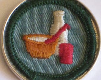 Collar de cocina Girl Scout Insignia Parche Cocinero Ama de casa Regalo Junior Girl Scouts Setenta Auténtica Insignia de Tela Parche Scout Joyería Regalo