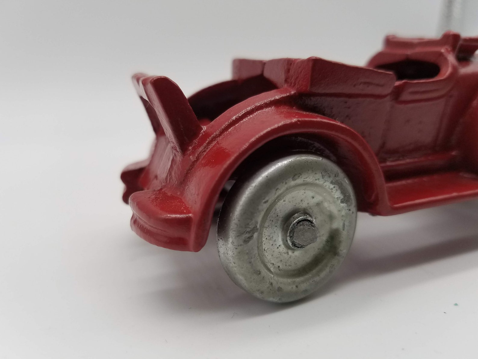 Vintage Hubley Cast Iron Red Roadster Touring Car With Rumble - Etsy