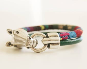 EQUESTRIAN BRACELET, Horse Bracelet, Horse Jewelry, Western Jewelry, Horse lovers, Cowgirl, Equine Silver Bracelet, Etsy jewelry, horses