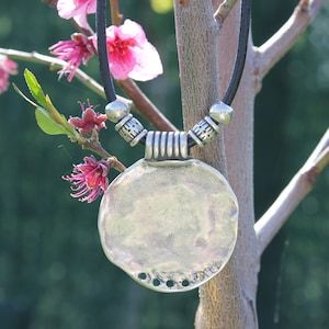 BOHO necklace, Leather necklace, Bohemian necklace, Beaded Necklaces, Necklace for Women, Pendant Necklace