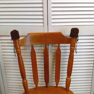 Yarn Chair Knob Covers (Set of 8): Ribbed Knit, Made to Order