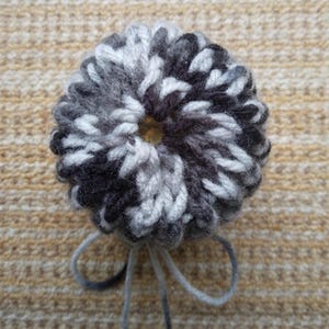 Door Knob Cover in 'Pewter Swirl"