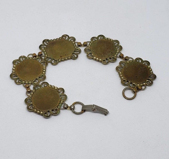 Vintage Tourist Framed Enamel Shield Charm Bracel… - image 4