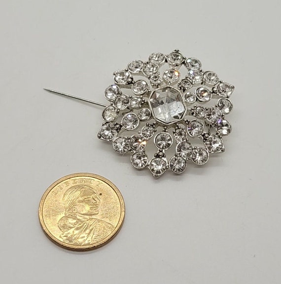 Vintage Liz Claiborne AB Rhinestone Crystal Snowf… - image 6