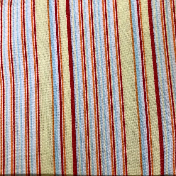 Stripe fabric - Line fabric - The Neighborhood by Monica Lee - Timeless Treasures - Quilting Cotton Fabric - Choose your cut size.