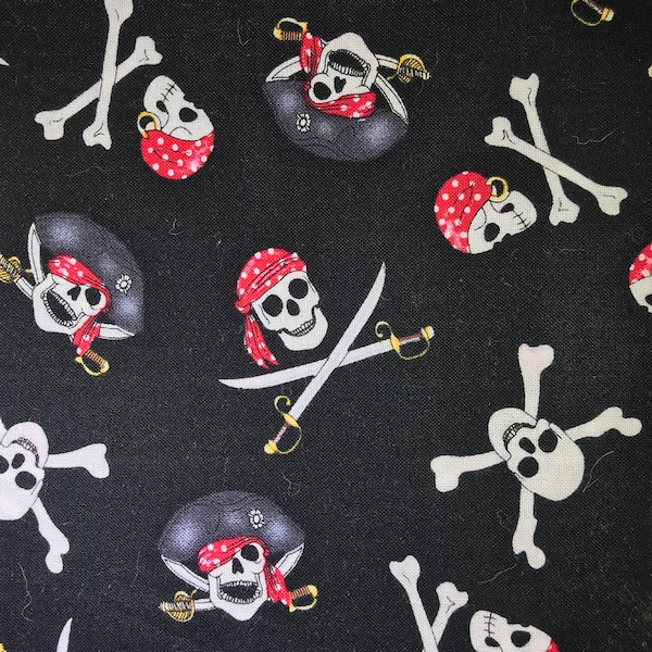 Pirate Fabric - Hi-Fashion Fabrics  - Fabric by the Yard - Quilting Cotton Fabric