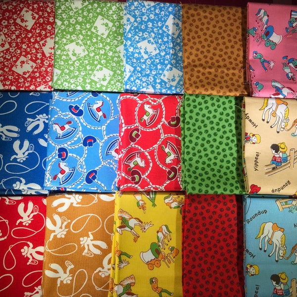 Story Book Ranch van Windham Fabrics - 15 Fat Quarter Bundle - Quilting Cotton Fabric.