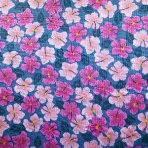 Hibiscus Hummingbird - Lewis & Irene Fabrics  - 100% Cotton - Fabric by the Yard - Quilting Cotton Fabric - Floral Fabric