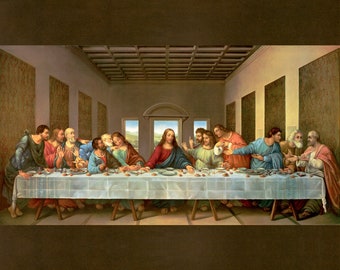 The Last Supper Panel - David Textiles -  Quilting Cotton Fabric - Measures 35" by 44"