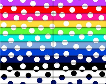 Essentials On The Dot - 2 1/2" x 44" Strips of Essentials - 40 pieces per pack - Wilmington Prints - 842-96-842