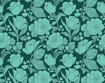 Flower Farm by Keera Job Collection - Riley Blake Designs - 100% Cotton - Fabric by the Yard - Quilting Cotton Fabric