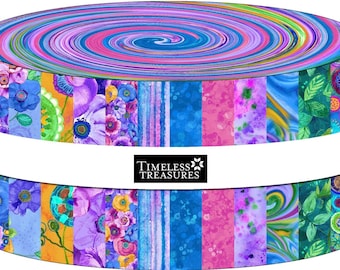 Brightside - 2 1/2" Strips  - 40 pieces per pack - Timeless Treasures  - CPSTRIP40-CD