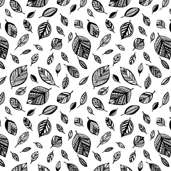 White Leaf Toss - Illusion by Joy Ting - Joy Ting Collection - Wilmington Prints - Quilting Cotton Fabric - Fabric by the Yard