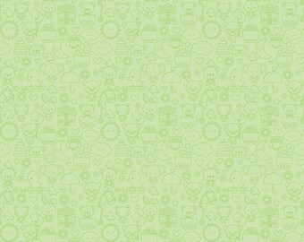 Tone-on-Tone Green - Bundle of Joy- Riley Blake Designs - Quilting Treasures Fabric - Quilting Cotton Fabric