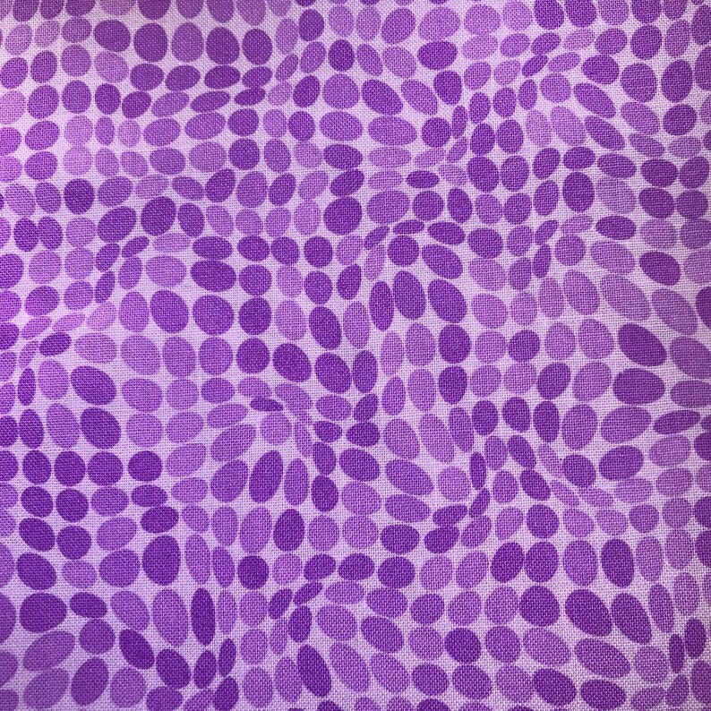 Choose your cut size. Wonky Dots- Quilting Cotton Fabric Patrick Lose Fabrics Lilac Fabric with Dots