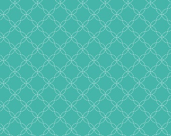 Green Lattice Fabric - Maywood Studio Fabrics - Kimberbell Basics -  Quilting Cotton Fabrics - Fabric by the Yard