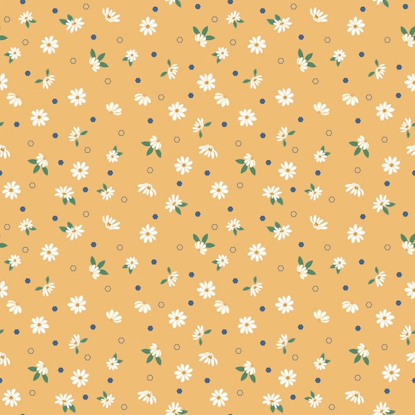 Riley Blake Daisy Fields Fabric Etsy