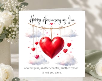 Happy Anniversary My Love, Wedding AnniversaryCard
