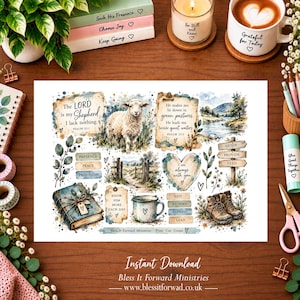 Der Herr ist mein Hirte – Psalm 23 – Kreatives Bibeljournaling