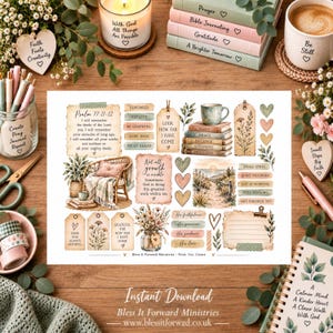Look how far I have come - Psalm 77:11–12 - Creative Bible Journaling Download