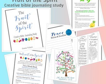 Fruit of the Spirit Creative Bible Study | Bible Journaling |