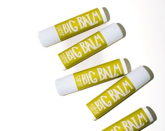 Giant Lip Balm - Big Balm, Shea Butter Lip Balm, Organic Lip Balm, Natural Skin Care