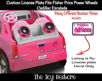 Personalized replica license plate TN-Apply-ur-Name bike wagon power wheels