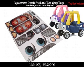 little tikes truck replacement stickers