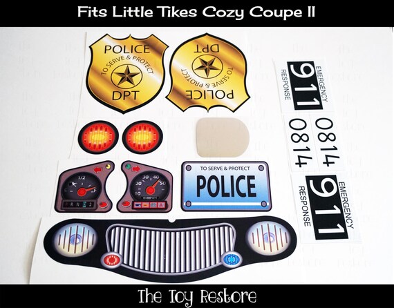 little tikes cozy coupe decals