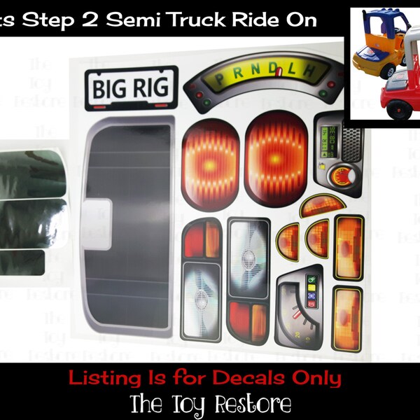 Step 2 Replacement Stickers Etsy