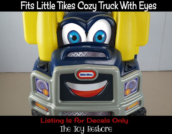 little tikes cozy truck stickers
