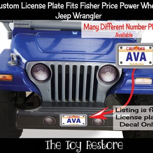 power wheels jeep decals