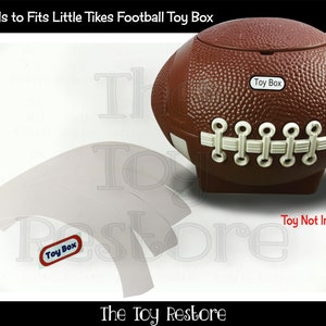 The Toy Restore Replacement Stickers fits Vintage Little Tikes Football Toy Box