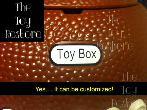 little tikes football toy box size